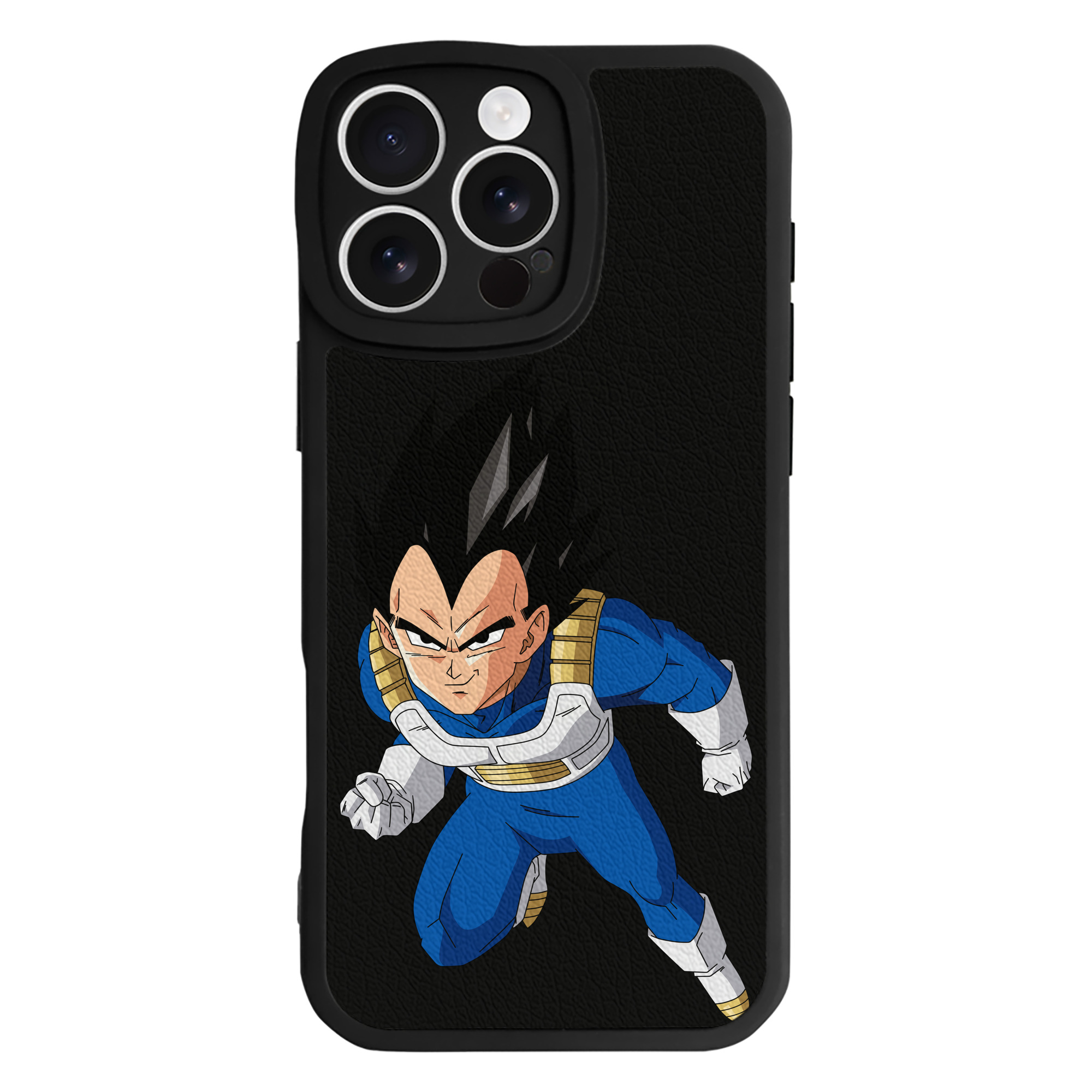 （画像用） ドラゴンボール ベジータ四世（Bejīta Yonsei）DRAGON BALL Vegeta IV 【iPhone 16シリーズ対応】シリコンスマホケース（レザー調） 材質：シリコン